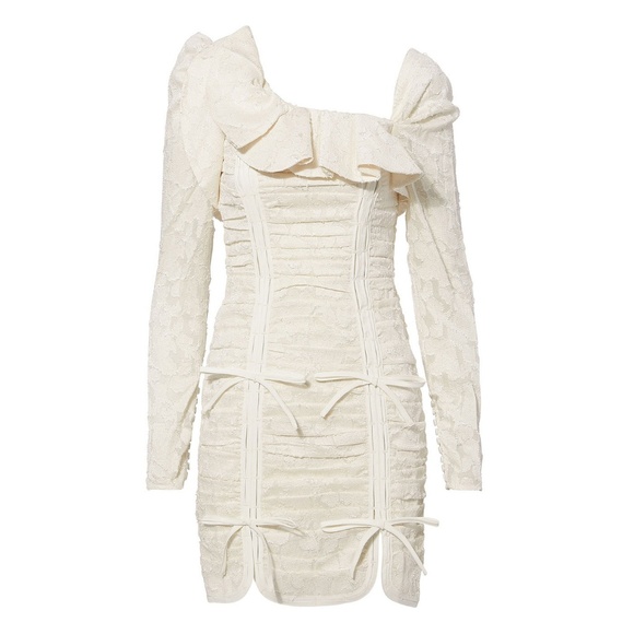 self portrait ivory dress